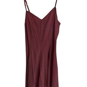 American Eagle Outfitters Red Striped Midi Dress (NWT)